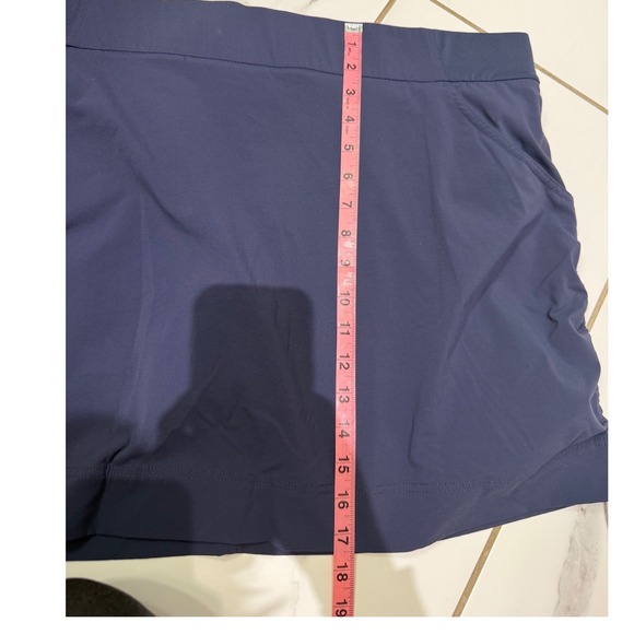 Columbia Blue Athletic Skort Size XXL 21G Built-in Shorts Drawstring Waist - Picture 5 of 10
